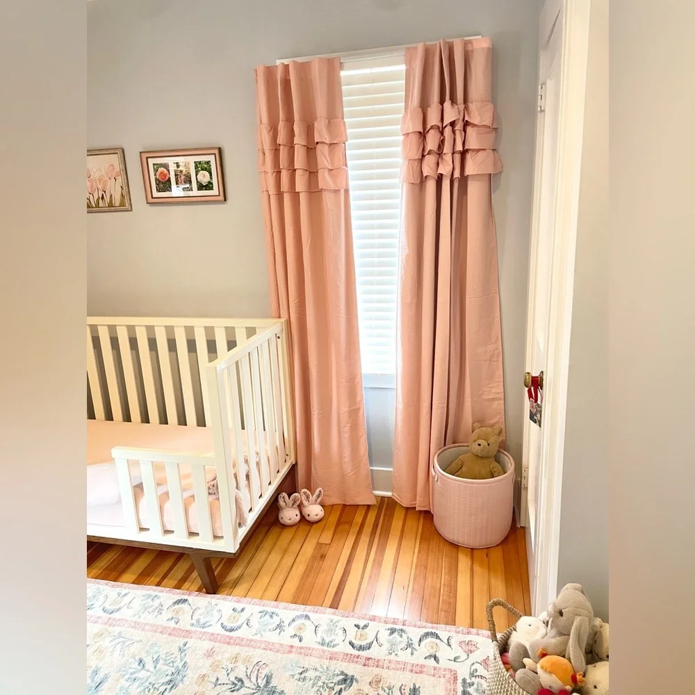 Pillowfort Blackout Curtain 42" x
84" just peachy one panel - Picture 6 of 10
